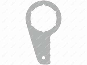 "Extrim" gas can opener (with anatomy handle), Código de product 56-01-137, Poliuretano, 3mm transparente, Imagen №1