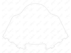 Стекло ветровое для снегохода ARCTIC CAT PANTERA (1997-1998), Código de product 50-44-706Pc, Poliuretano, Imagen №2