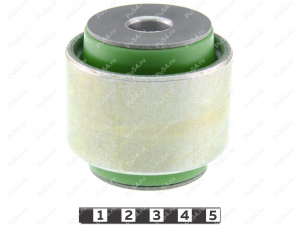 Axle rod silent block, rear suspension., Código de product 3-06-1321, Poliuretano, PU54/M80/verde, Imagen №1
