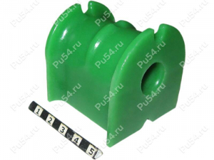 Stabilizer bushing, rear suspension, ID=17 mm, Código de product 26-01-493, Poliuretano, Imagen №1