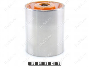 Control arm rear silent block, front suspension (without bracket), Código de product 26-06-016, Poliuretano, PU54/M71/naranja, Imagen №1