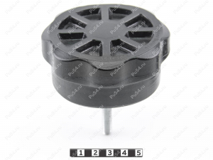 Manija de sujeción de octagonal (8 lóbulos, M8 tornillo), Código de product 36-00-006, Poliuretano, PU54/M80/negro, Imagen №2