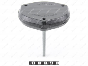 Manija de sujeción triangular (3 lados, M8 tornillo), Código de product 36-00-009, Poliuretano, PU54/M80/negro, Imagen №2