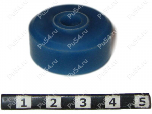 Roller D 32.5 х d 8 x H 15, Código de product 33-01-742, Poliuretano, PU54/K87/azul, Imagen №1