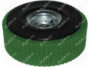 Протектор колеса D 300x d 243 x H 90, Código de product 33-01-747, Poliuretano, PU54/K80/verde oscuro, Imagen №1