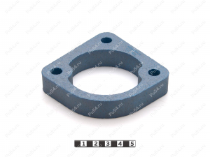 Rear shock absorber strut spacer, 20 mm, Código de product 1-12-1622, Poliuretano, Полипропилен со втулками синий, Imagen №2