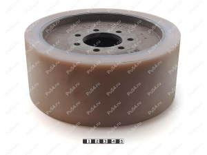 Колесо D 210 x d 185 x H 65 (восстановление), Código de product 333-01-1044, Poliuretano, PU54/M92/бежевый, Imagen №1