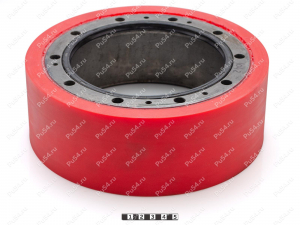 Колесо D 250 x d 212 x H 90 (восстановление), Código de product 333-01-1042, Poliuretano, PU54/M92/красный, Imagen №1