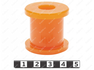 Buje del amortiguador, Código de product 2-03-3034, Poliuretano, PU54/M71/naranja, Imagen №1