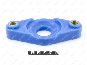 Rear shock absorber strut spacer (lift+ 20 mm), Código de product 12-12-0192, Poliuretano, PU54/M87/azul, Imagen №1