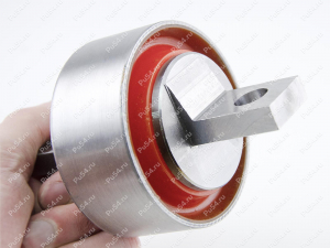 Lateral arm silent block, rear suspension (sectional), Código de product 16-26-145, Poliuretano, PU54/M71/naranja, Imagen №2