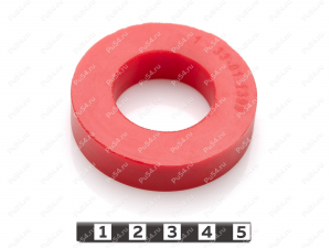 Ролик D 57 x  d 31 x  H 13 мм., Código de product 33-01-1399, Poliuretano, PU54/K65/красный, Imagen №1