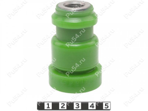 Spring silent block, rear suspension (link), Código de product 26-06-023, Poliuretano, PU54/M80/verde, Imagen №1