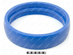 Кольцо D 198 x d 164 x H 45, Código de product 33-01-1307, Poliuretano, PU54/M87/синий, Imagen №1