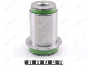 Control arm front silent block, front suspension (pressed-in), Código de product 19-06-3161, Poliuretano, PU54/M80/verde, Imagen №1