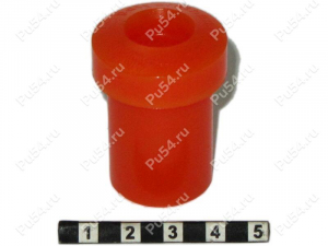Spring bushing, rear suspension, Código de product 19-10-002, Poliuretano, PU54i/K72/темно-оранжевый, Imagen №1