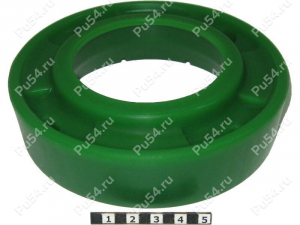 Upper spring spacer, front suspension, Código de product 19-12-3310, Poliuretano, PU54/M87/синий, Imagen №3