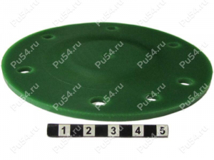 Membrane D 126 x d 6 x H 3,8, Código de product 33-01-767, Poliuretano, PU54/K80/verde oscuro, Imagen №1