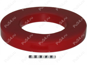 Roller bandage D 180 x d 100 x L 20, Código de product 33-01-778, Poliuretano, PU54/K65/rojo, Imagen №1