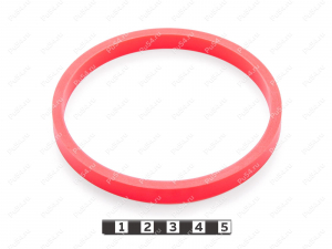 Кольцо для ЗМС 80х70 97*88*8,5, Código de product 33-78-452, Poliuretano, PU54/M92/красный, Imagen №2