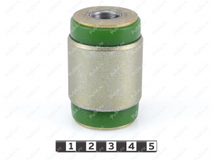 Low control arm silent block, rear suspension (hub), pressed-in, Código de product 16-06-1511, Poliuretano, PU54/M80/зеленый, Imagen №1