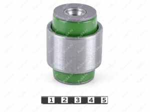 Hub silent block (low), rear suspension, pressed-in, Código de product 21-06-19181, Poliuretano, PU54/M80/зеленый, Imagen №1
