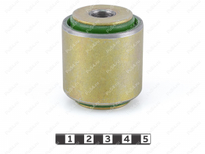 Lateral arm silent block, front suspension, pressed-in, Código de product 21-06-6221, Poliuretano, PU54/M80/зеленый, Imagen №1