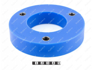 Front shock absorber strut spacer, 30 mm, Código de product 1-12-1813, Poliuretano, PU54/M87/синий, Imagen №1
