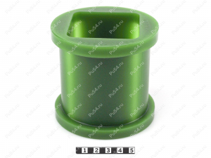 Bushing D 95 x d 61 x H 90, Código de product 33-01-1237, Poliuretano, PU54/M80/зеленый, Imagen №1