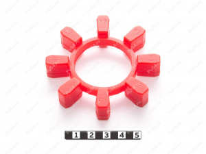 Эластичный элемент муфты N-BIPEX, аналог BIPEX 84, Código de product 33-99-9155, Poliuretano, PU54/M92/красный, Imagen №1