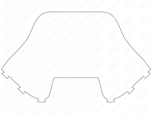 Snowmobile windshield BRP (48 sm - height, 2 mm - depth, PC), Código de product 50-44-394Pc, Poliuretano, Imagen №7