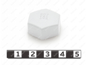 Restraining bolt cap, front suspension, Código de product 2-07-101, Poliuretano, PU54/M80/черный, Imagen №3