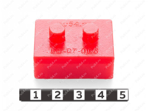 Отбойник ограничитель двигателя снегохода, Código de product 50-07-005, Poliuretano, PU54/M92/красный, Imagen №1