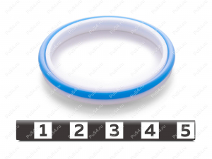 Грязесъемник 35х41,8х36,5*5 аналог K708 KASTAS Excluder 2 AD60 TRD S2A E2W 10WTF...B-55 WHF, Código de product 70-02-000984, Poliuretano, PTFE+PU87*M, Imagen №2