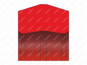 Уплотнение крышки / поршня 100x90,1x7,8/6,7 аналог PU83 статическое, Código de product 70-08-964160, Poliuretano, PU54/M95/желтый, Imagen №3