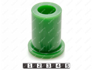 Spring bushing (upper link), rear suspension, Código de product 2-10-091, Poliuretano, PU54/M80/зеленый, Imagen №3