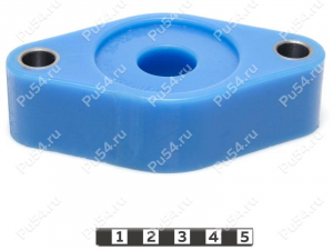 Rear shock absorber strut spacer (lift+ 30 mm), Código de product 26-12-0063, Poliuretano, PW54/K87/синий, Imagen №1