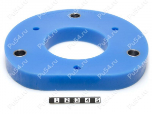 Front shock absorber strut spacer, 20 mm, Código de product 26-12-0072, Poliuretano, Полипропилен со втулками синий, Imagen №1