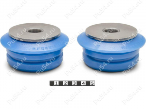 Spring front eye silent blocks (set), rear suspension, Código de product 26-20-019, Poliuretano, Imagen №1