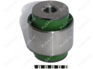 Low control arm silent block, front suspension, pressed-in, Código de product 11-06-17251, Poliuretano, Imagen №1