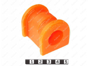 Stabilizer central bushing, front suspension., Código de product 9-01-995, Poliuretano, PU54/M71/naranja, Imagen №2