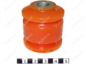 Trailing arm silent block, rear suspension, body, Código de product 4-06-1003, Poliuretano, Imagen №1