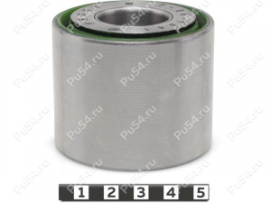 Control arm rear silent block, front suspension, Código de product 7-06-1341, Poliuretano, PU54/M80/verde, Imagen №1