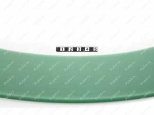 Кольцо прямоугольного сечения 615 x 460 x 6, Código de product 33-01-1876, Poliuretano, PU54i/K80/темно-зеленый, Imagen №2