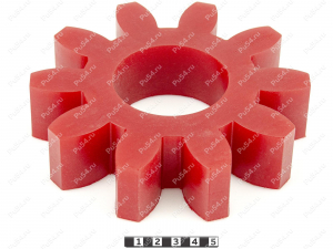 Sprocket, Código de product 33-01-905, Poliuretano, PU54/M95/желтый, Imagen №2