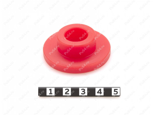 Колпачок-ножка на болт М12, Código de product 33-01-072, Poliuretano, PU54/M92/красный, Imagen №1