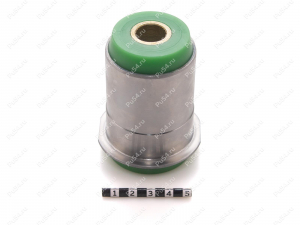 Lower control arm rear silent block, front suspension, Código de product 26-06-078, Poliuretano, Imagen №1