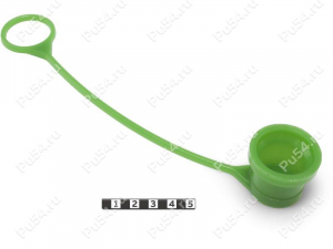Tapón (bota) de la punta de la manguera hidráulica, diámetro 25 mm, Código de product 0-00-971, Poliuretano, PU54/M80/verde, Imagen №2
