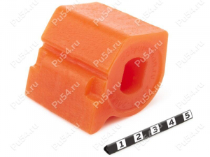 Stabilizer bushing, front suspension, ID=19mm, Código de product 29-01-2404, Poliuretano, PU54/M71/naranja, Imagen №1