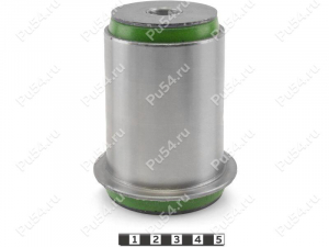 Lower control arm front silent block, front suspension., Código de product 11-06-211, Poliuretano, PU54/M80/verde, Imagen №1